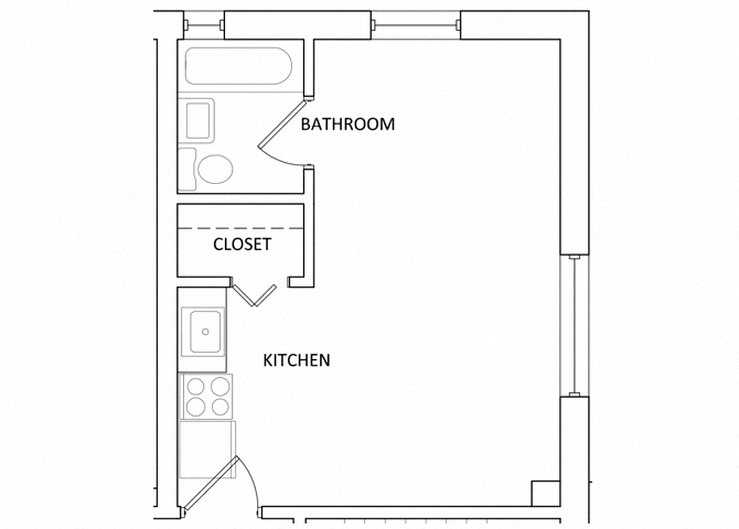 The Parkway Apartments A6 Studio