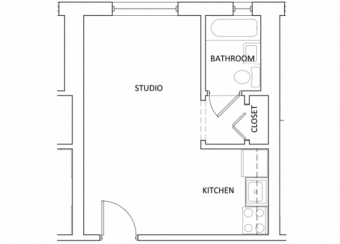 The Parkway Apartments A7 Studio