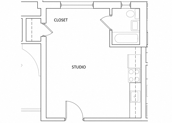The Parkway Apartments A9 Studio