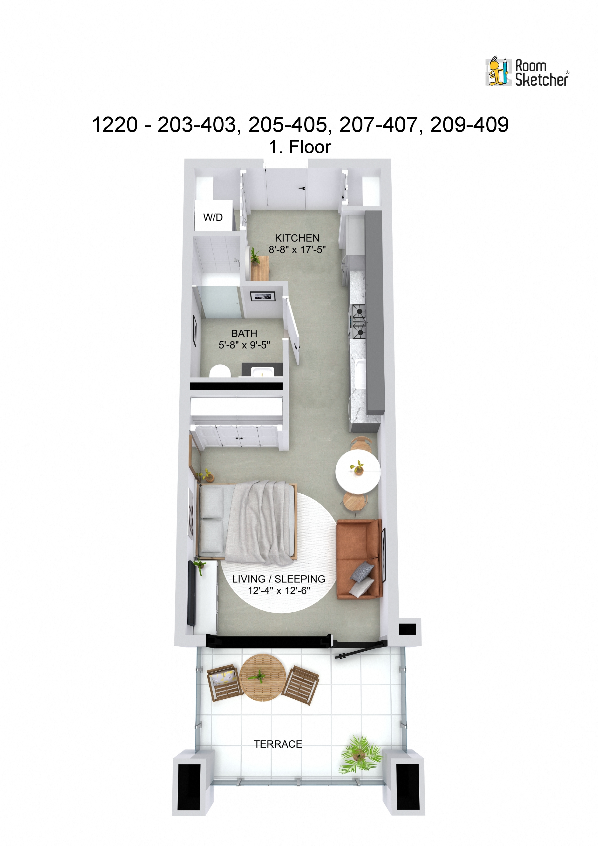 Studio Floorplan