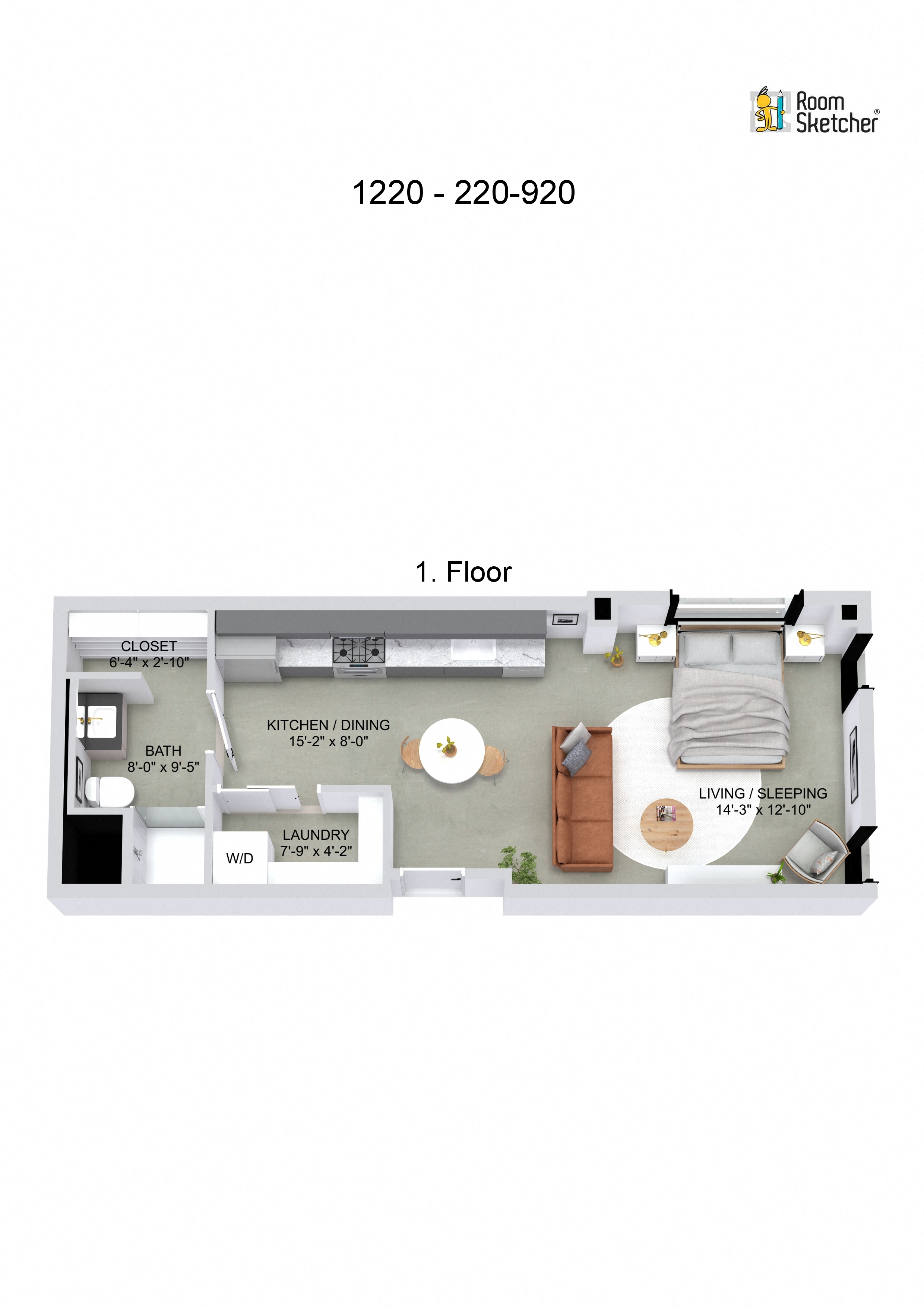 Studio Floorplan