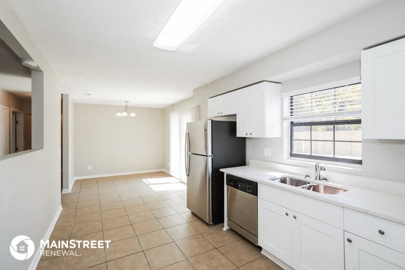 the kitchen is clean and ready for us to use