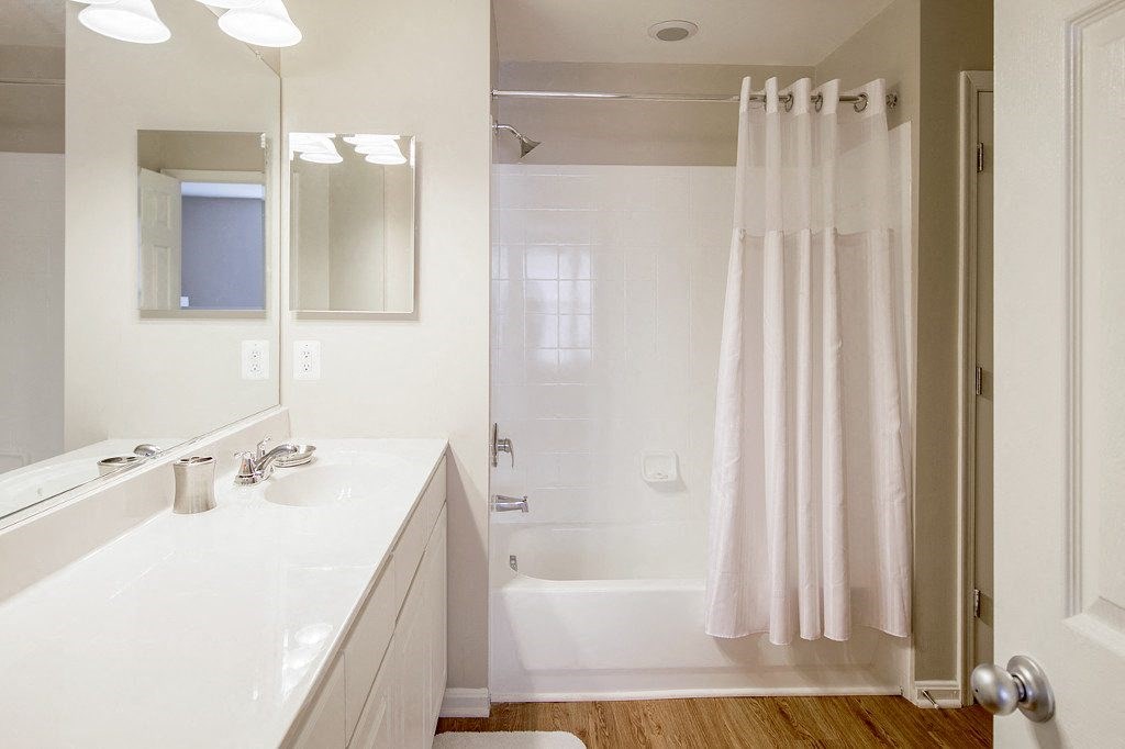 Bathroom with bath tub at Townes at Village Center, Maryland, 21136