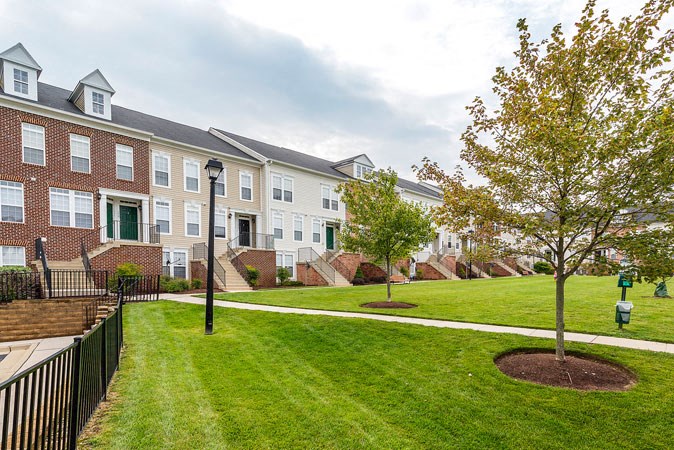 Exterior area Exterior area at Townes at Village Center, Reisterstown