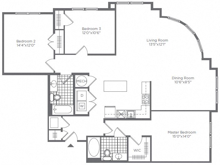 3BR 2BA