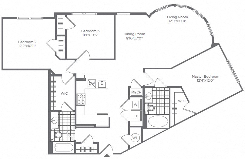 3BR 2BA