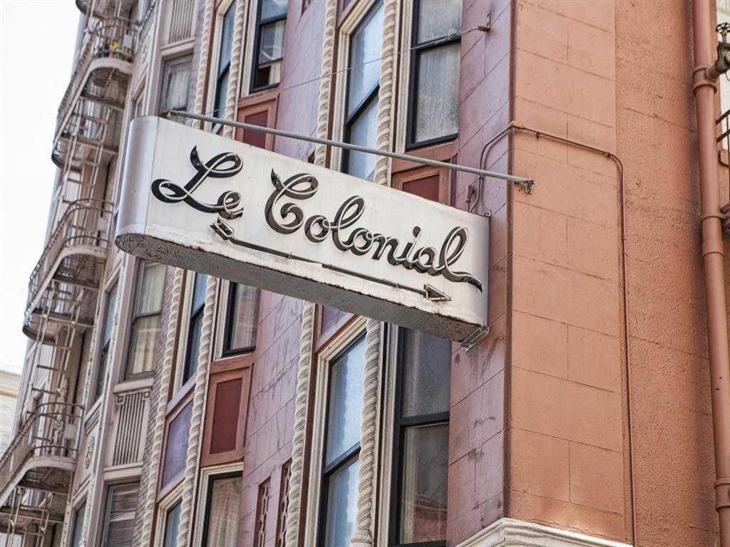 a sign on the side of a building