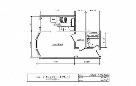 954 Geary St Studio-1 Bed Apartment for Rent - Photo Gallery 15
