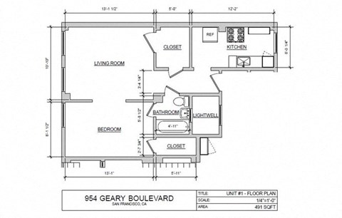 954 Geary St Studio-1 Bed Apartment for Rent - Photo Gallery 23