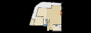 2BR 2BA LOFT - FLOOR PLAN B - 972 HILGARD