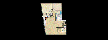 2BR 3BA DEN - FLOOR PLAN B - 10930 ASHTON