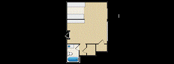 SINGLE 1BA - FLOOR PLAN A - 972 HILGARD