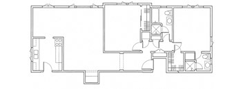 2 BEDROOM 2 BATH FLOOR PLAN A 964 HILGARD