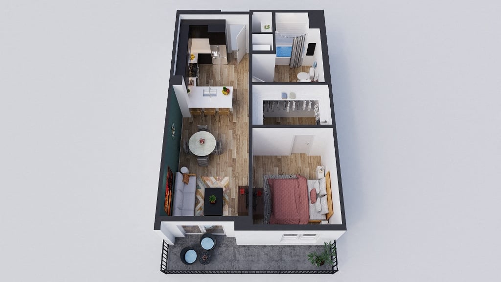 1 Bedroom 550 Harborfront