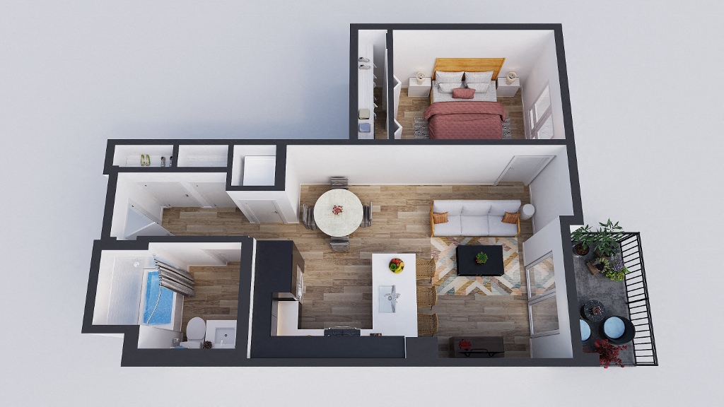 1 Bedroom 550 Harborfront