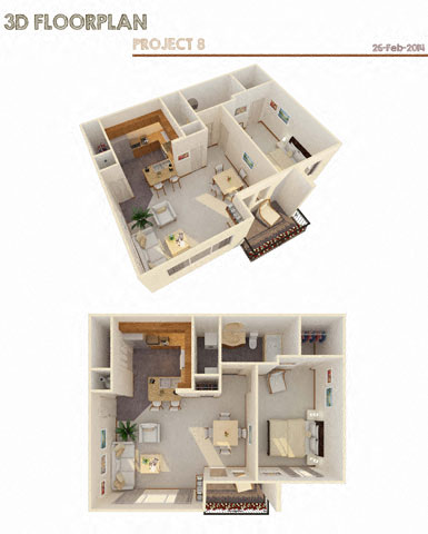 1 Bedroom 1 Bathroom