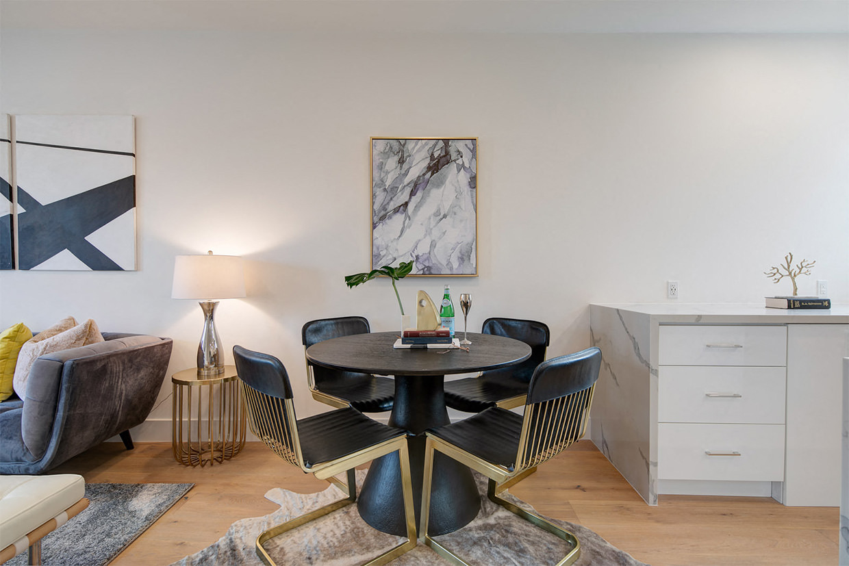 Furnished Dining Room