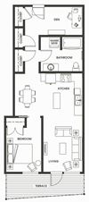 1 Bed 1 Bath A11