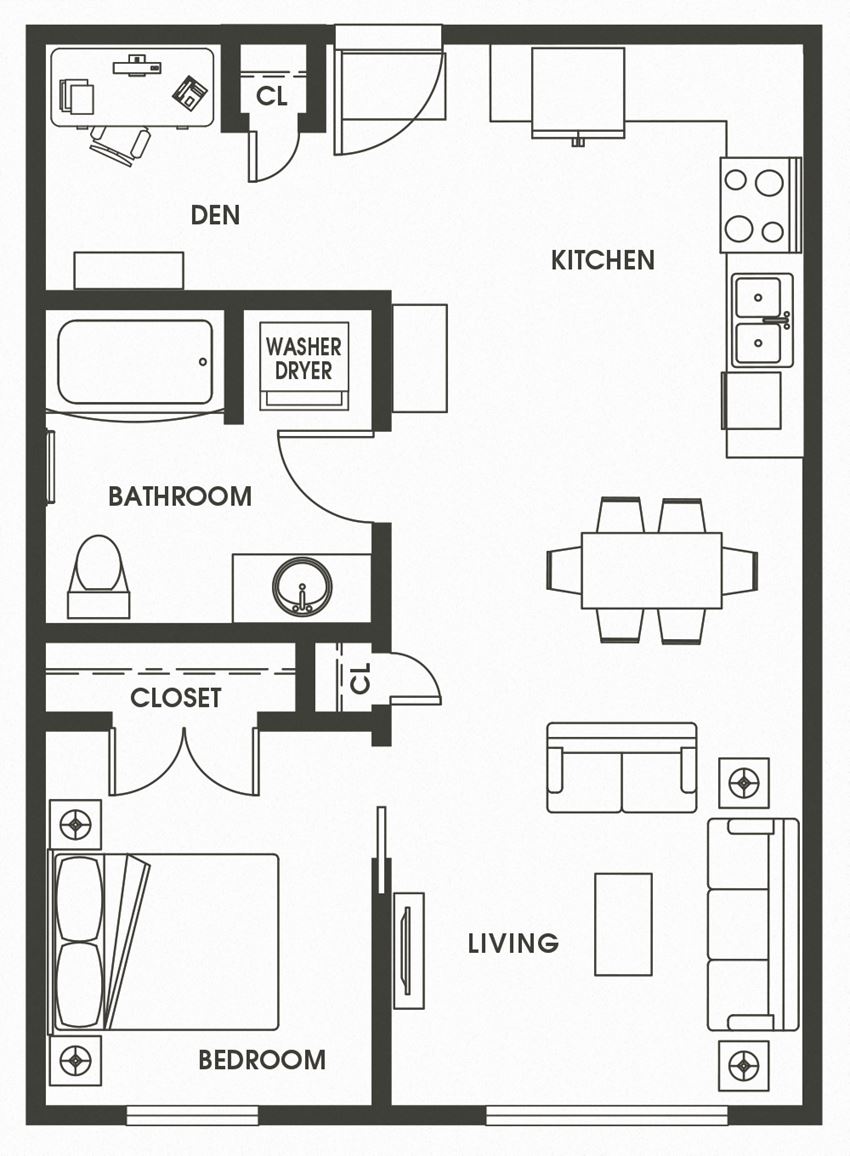 1 Bed 1 Bath A5