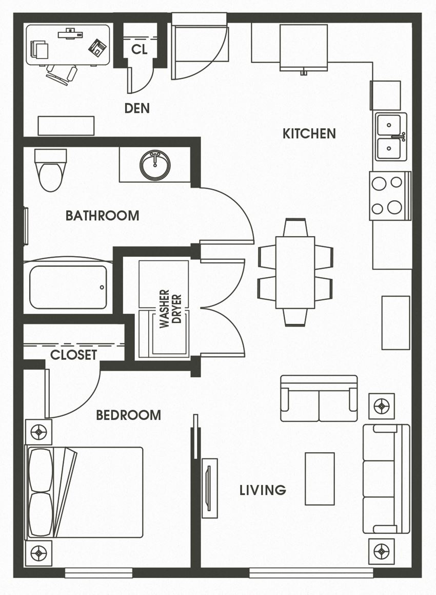 1 Bed 1 Bath A6A