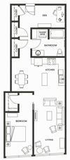 1 Bed 1 Bath A9