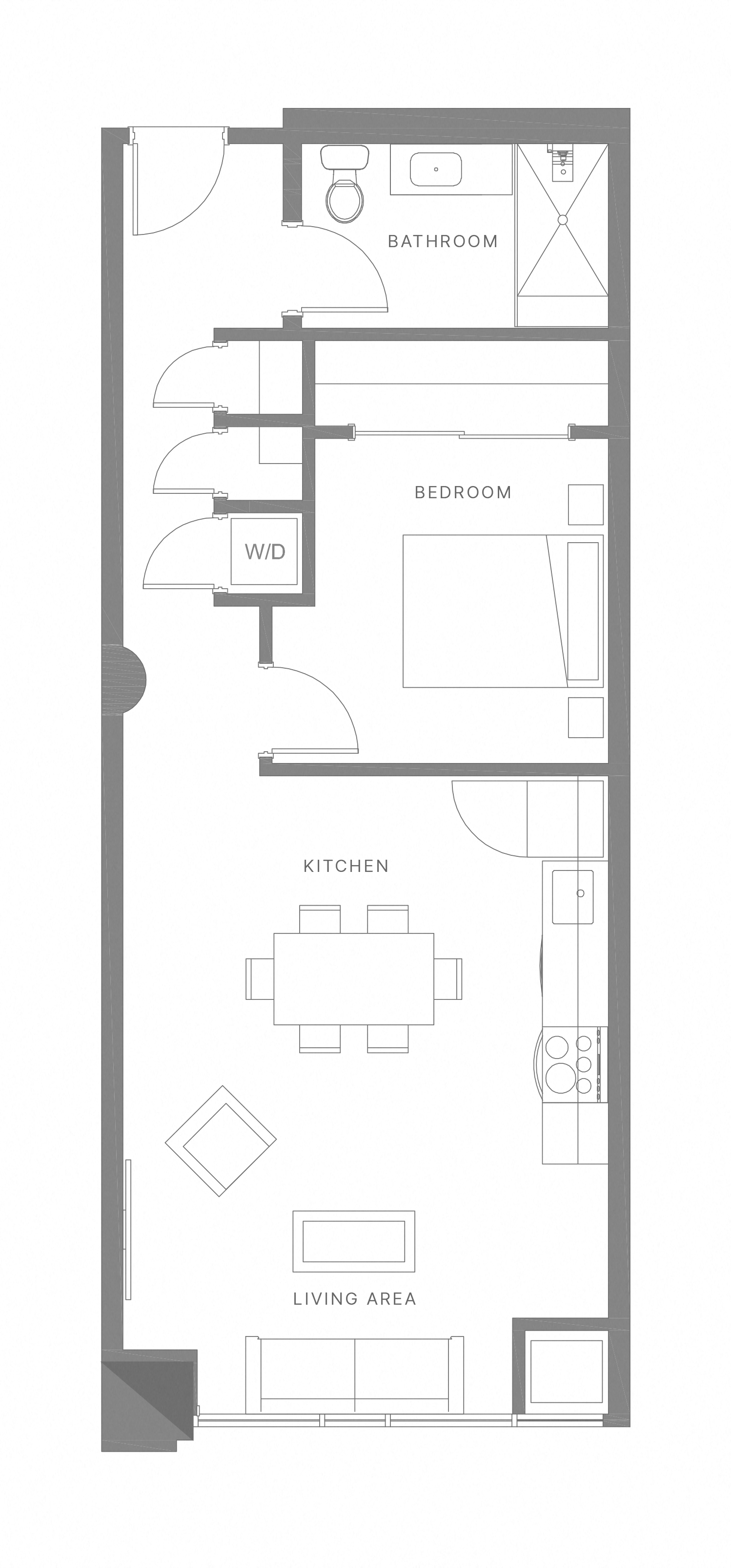 One Bedroom B