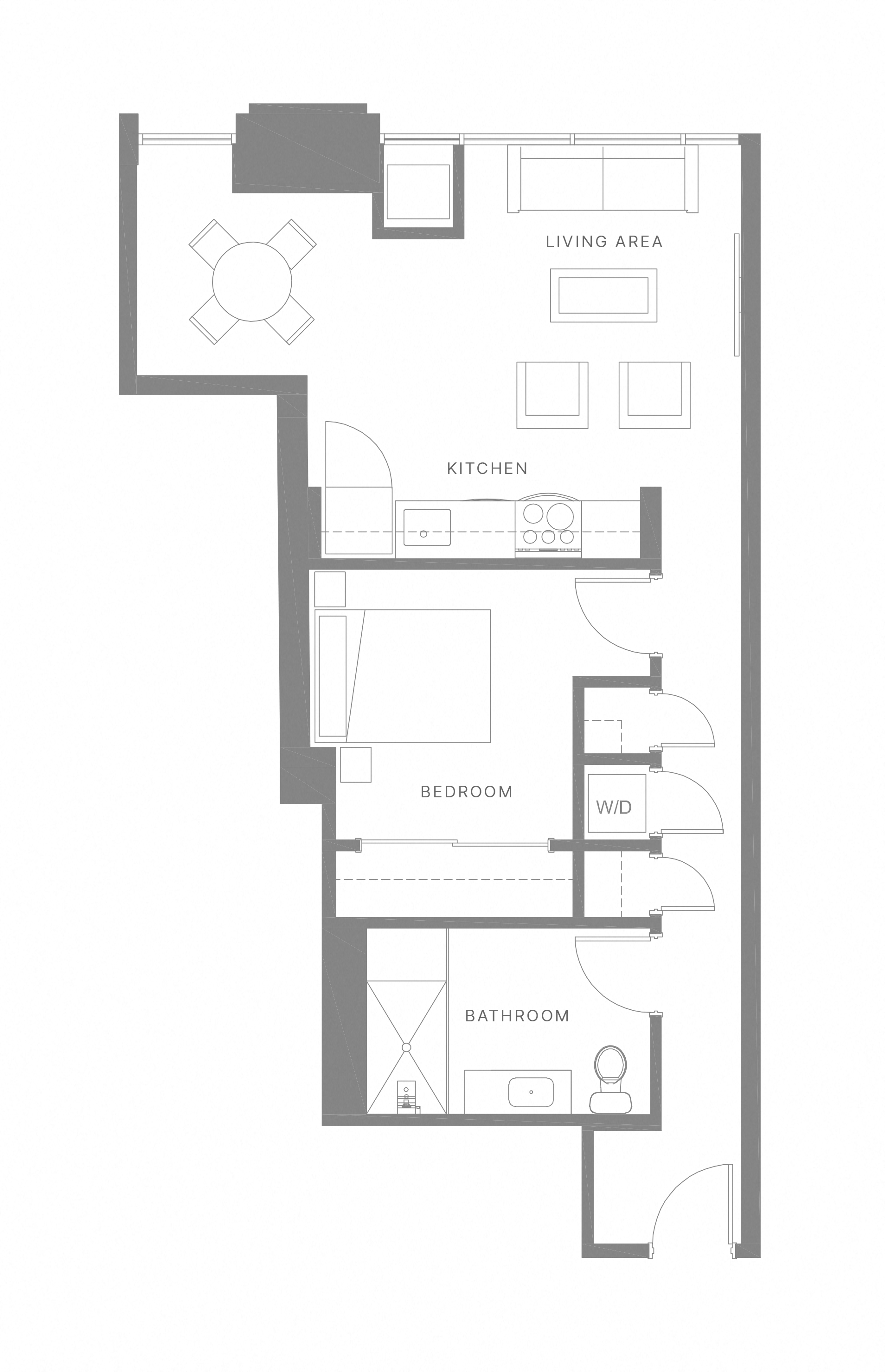 One Bedroom E