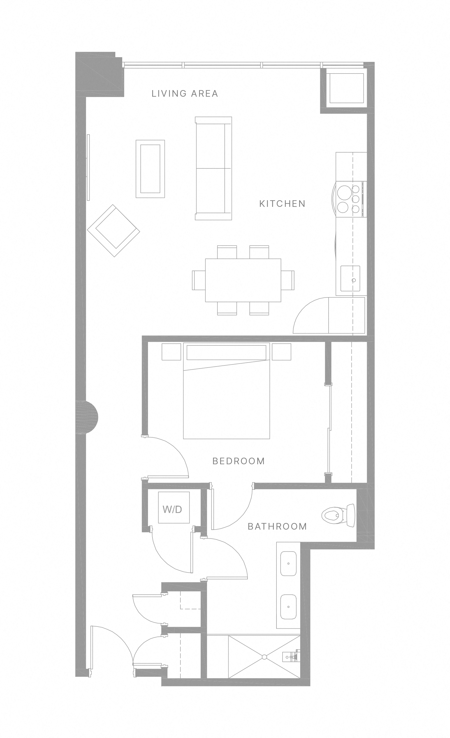 One Bedroom K