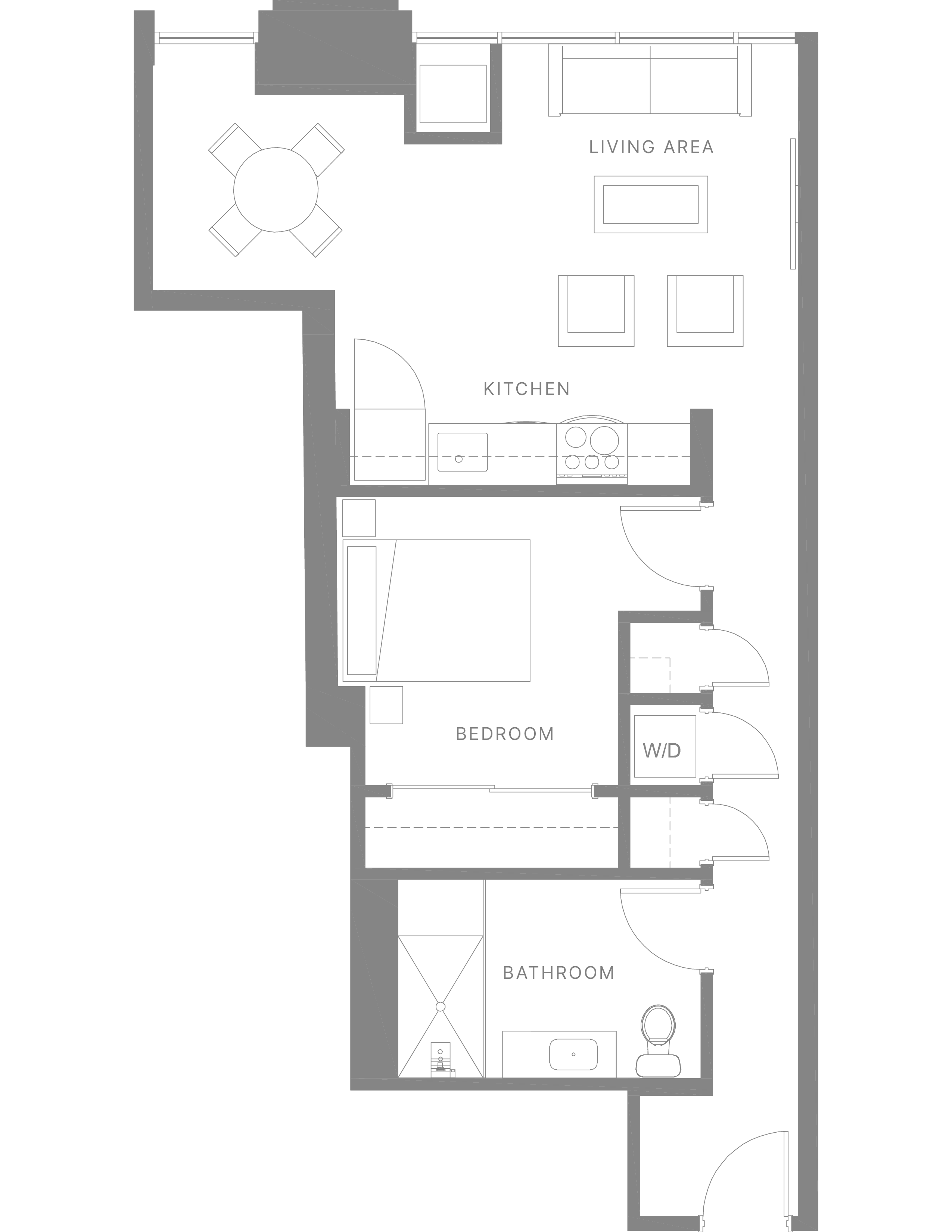 One Bedroom E