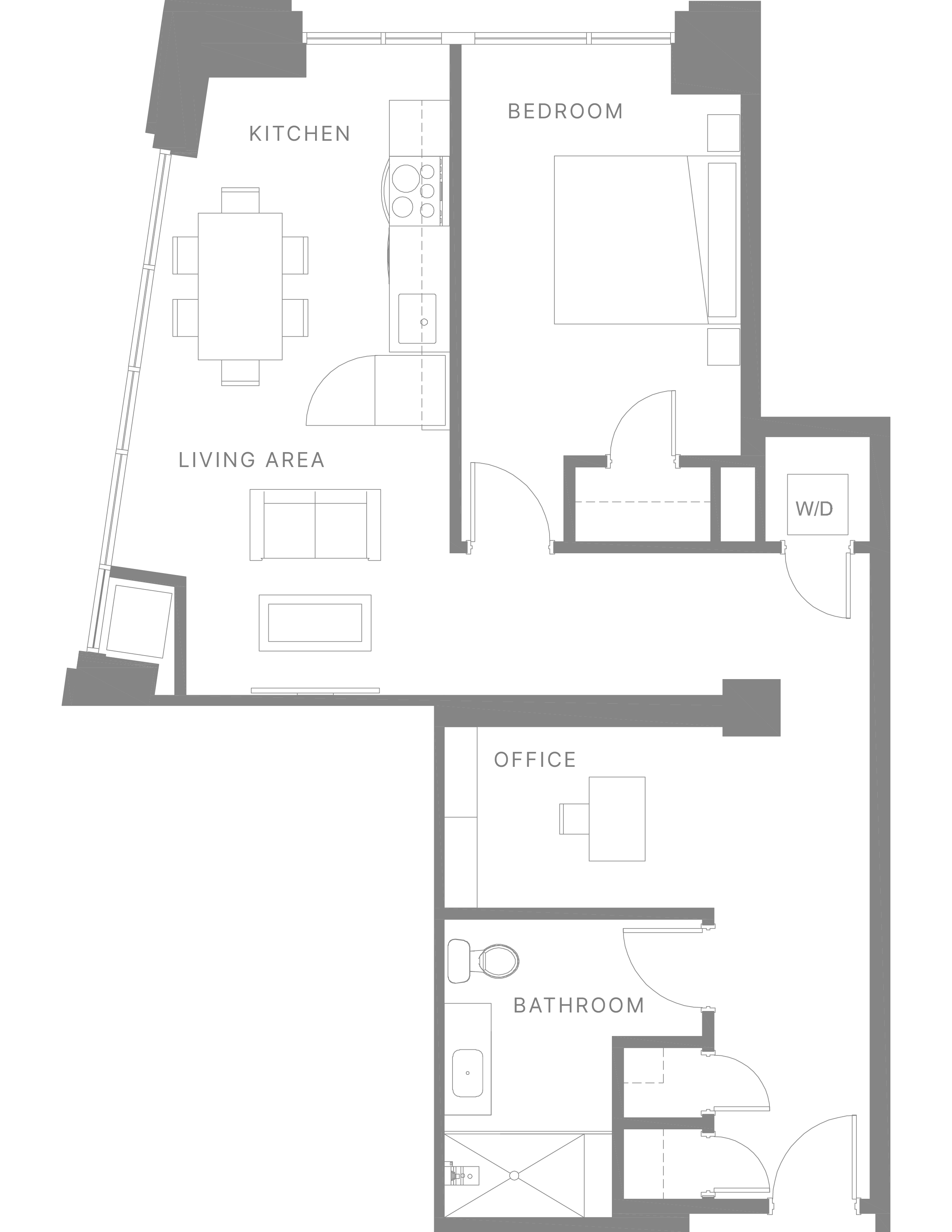 One Bedroom F