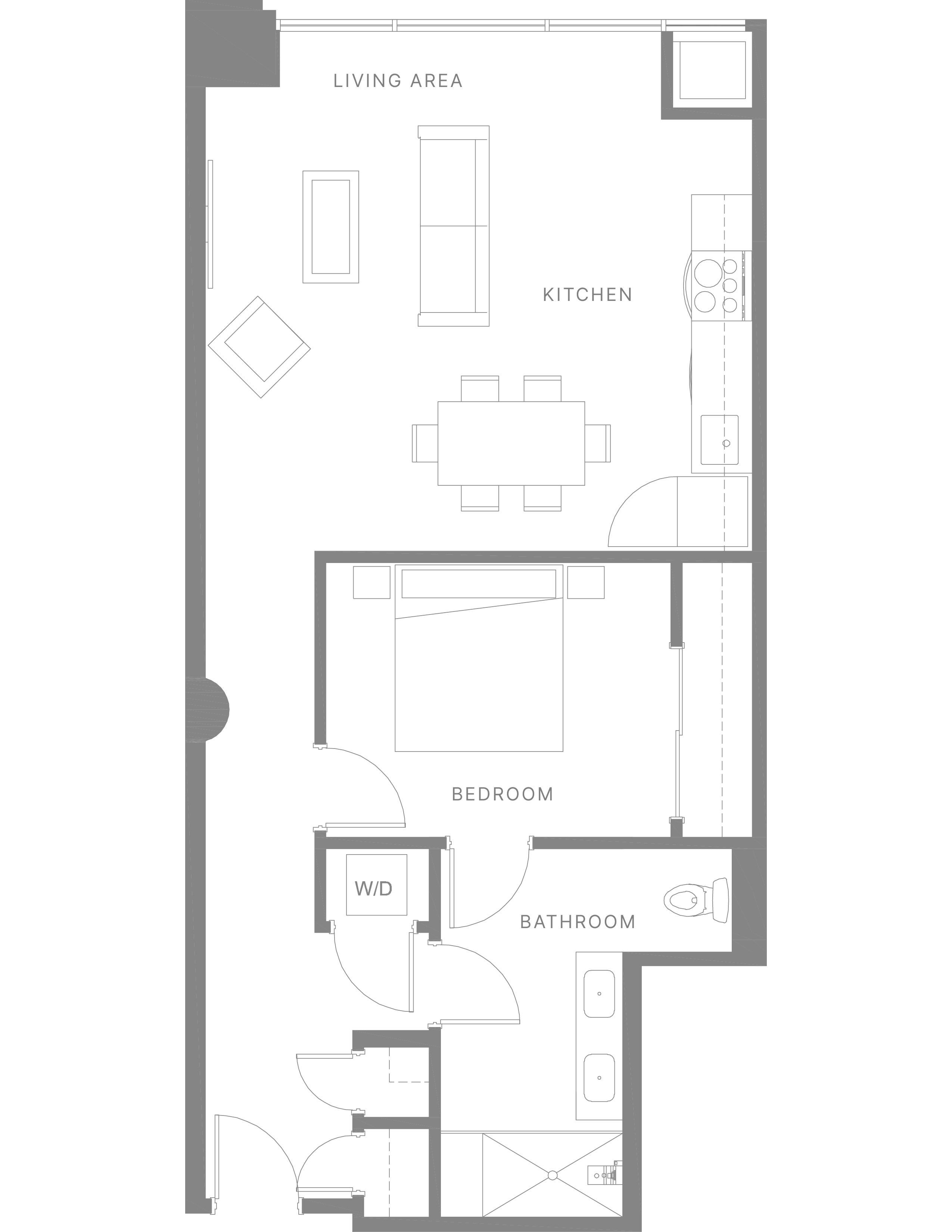 One Bedroom K