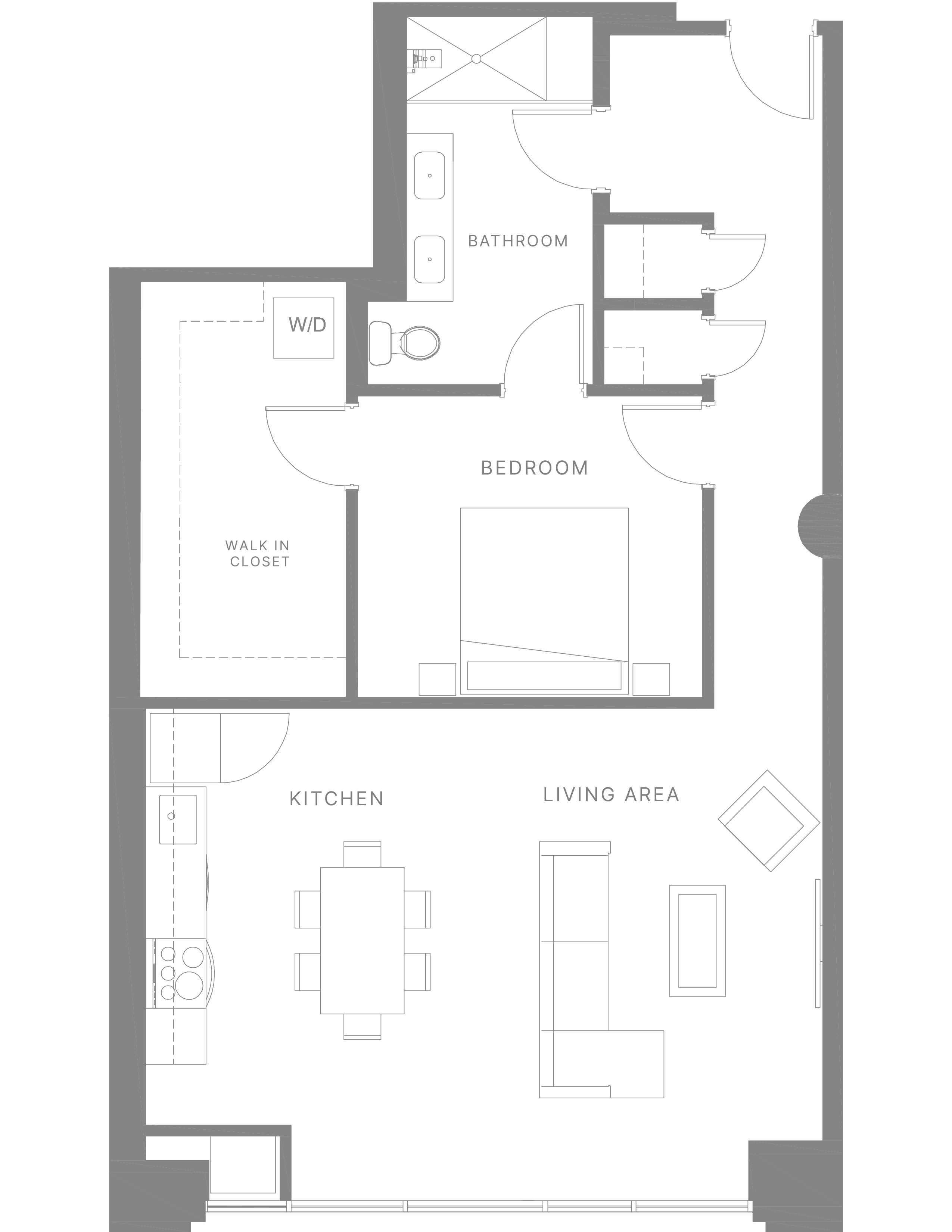 One Bedroom L