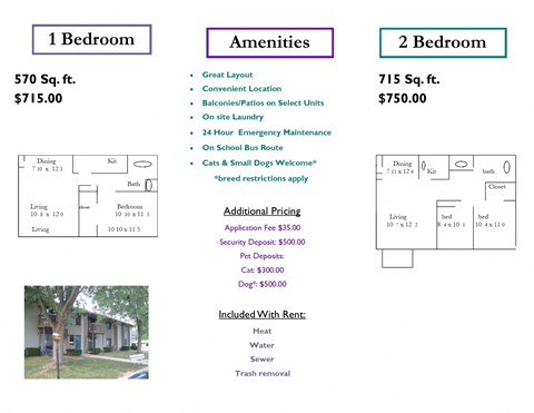 100 N. 2nd St. 1-2 Beds Apartment for Rent - Photo Gallery