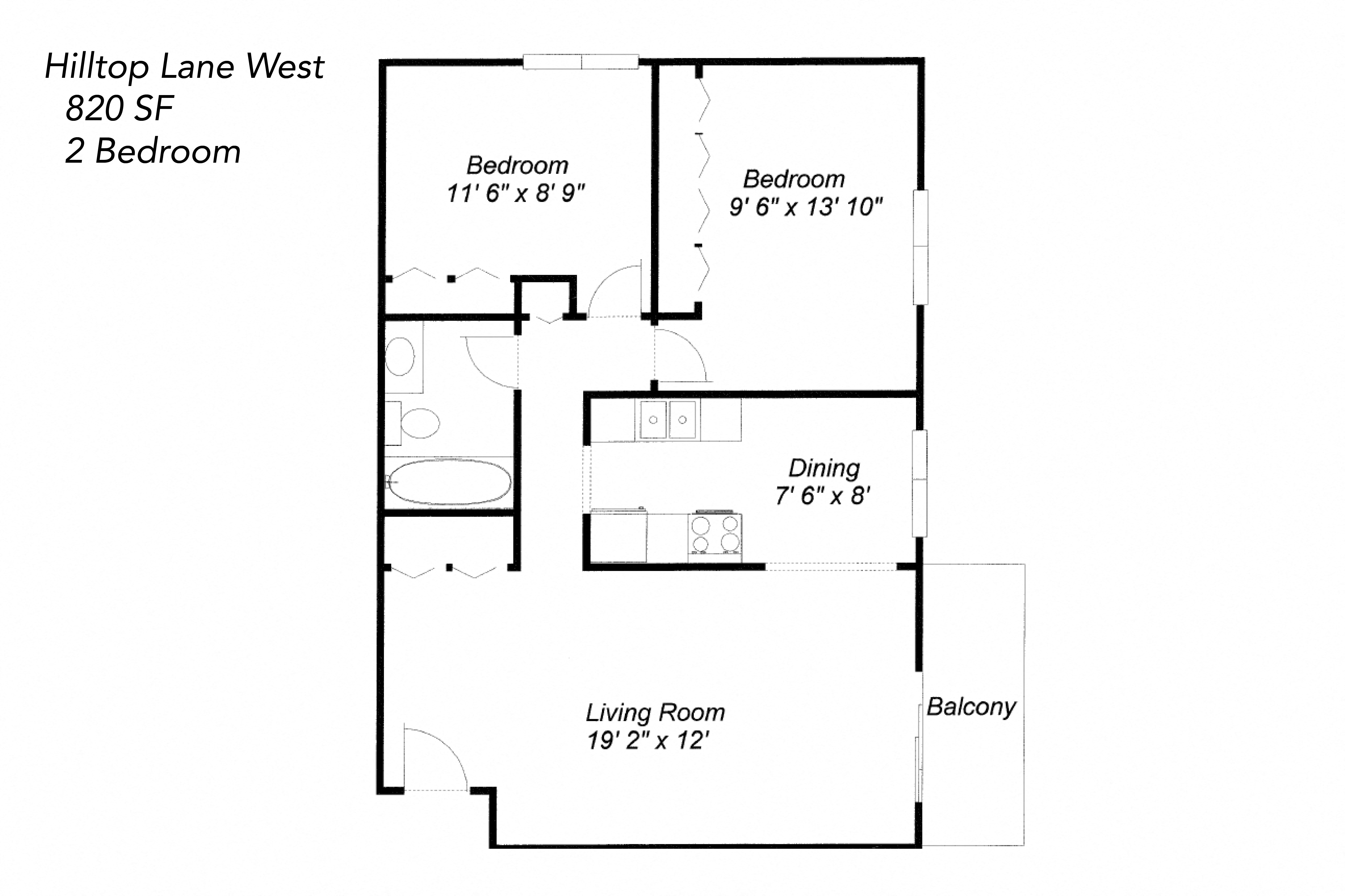 2 Bedroom Corner