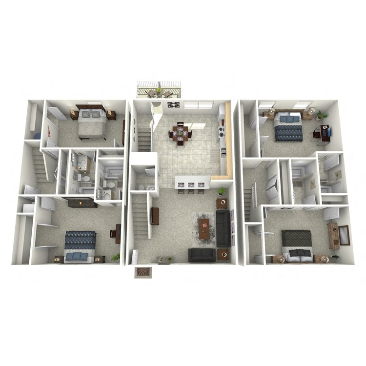 4 Bed 4.5 Bath Townhome