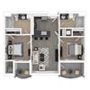 Ambassador Floor Plan Ambassador Floor Plan at Studio One Apartments, Michigan, 48201