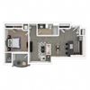 Midtown Floor Plan Midtown Floor Plan at Studio One Apartments, Detroit, Michigan