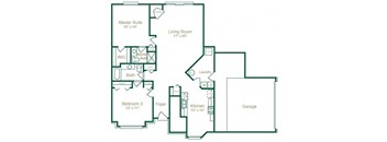 The Ranier Floor Plan at Summit Creek, Michigan, 48188