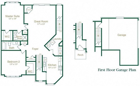 The Teton Floor Plan at Summit Creek, Canton, MI