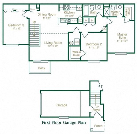 Fuji Floor Plan at Summit Creek, Michigan