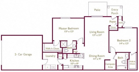 Amherst Floor Plan at Wyndchase, Canton, Michigan