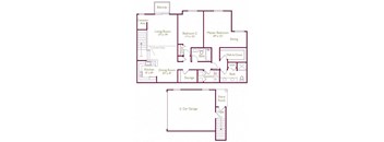 Chesapeake Floor Plan at Wyndchase, Michigan
