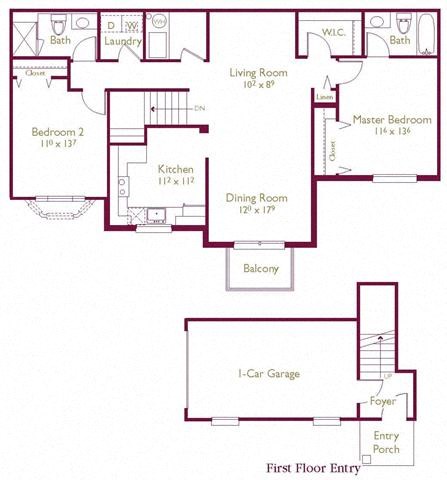 Manassas Floor Plan at Wyndchase, Michigan, 48187