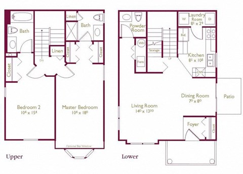 Hamilton Floor Plan at Wyndchase, Canton, MI