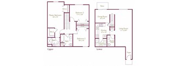 Jefferson Floor Plan at Wyndchase, Canton, 48187