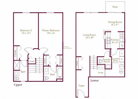 Washington Floor Plan at Wyndchase, Canton, MI, 48187