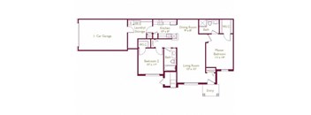 Shenandoah Floor Plan at Wyndchase, Canton, 48187