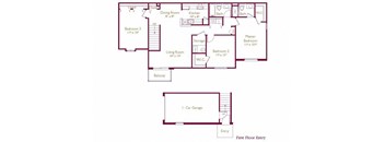 Williamsburg Floor Plan at Wyndchase, Canton, Michigan