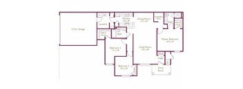 Virginia Floor Plan at Wyndchase, Canton