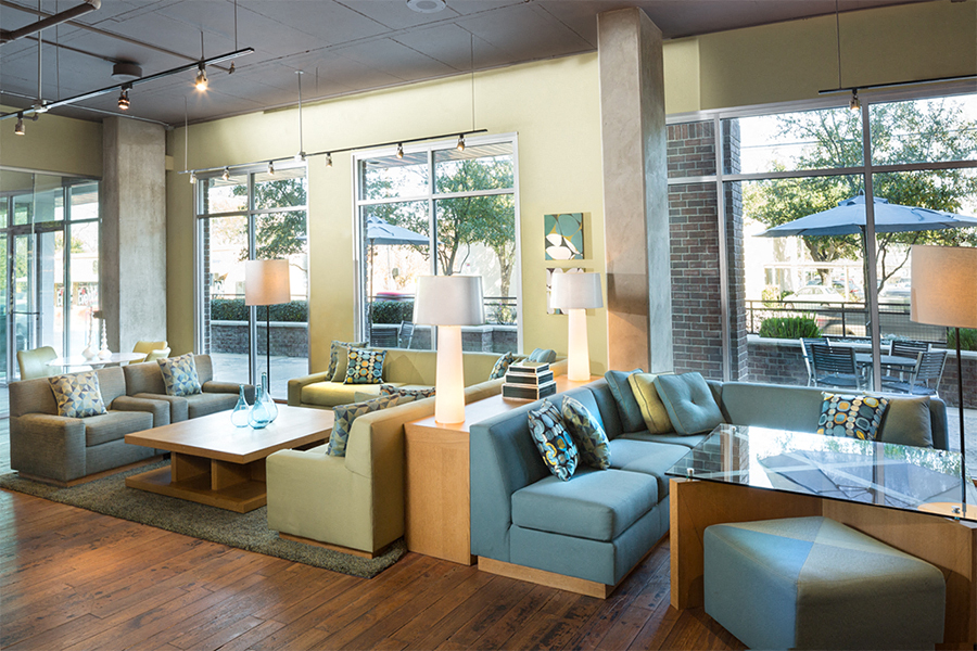 2125 Yale Modern Resident Lounge Houston TX - 19th Street Houston